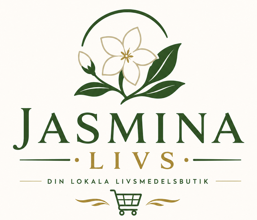 Jasmina Livs logga — jasminblomma över ordmärket